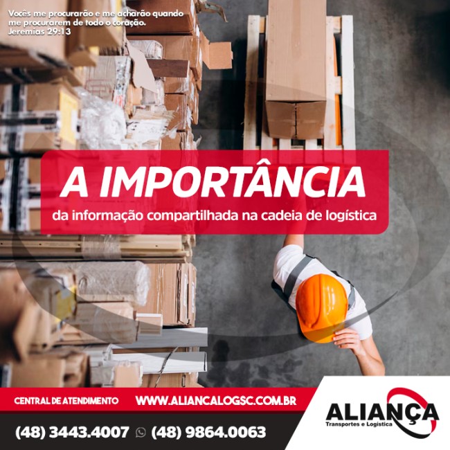 A importância da informação compartilhada na cadeia de logística