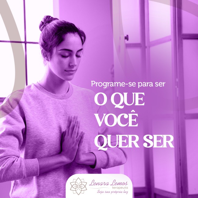Programe-se para ser  o que você quer ser