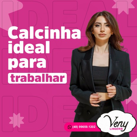 Calcinha ideal para trabalhar