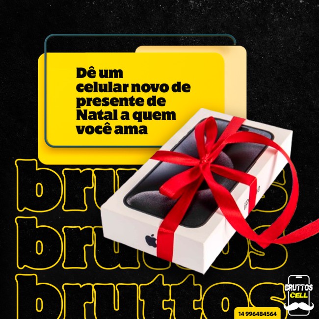 Dê um celular novo de presente de Natal a quem você ama