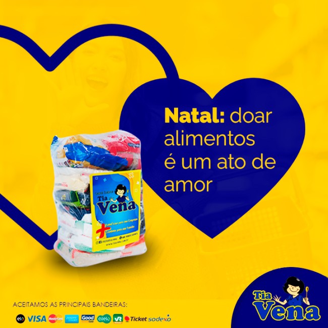 Natal: doar alimentos é um ato de amor