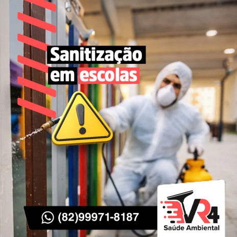 Sanitização em escolas