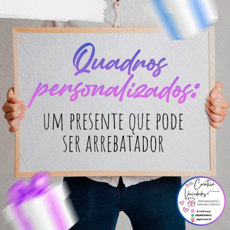 Quadros personalizados: um presente que pode ser arrebatador