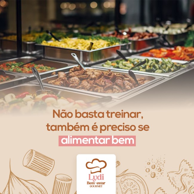 Não basta treinar, também é preciso se alimentar bem