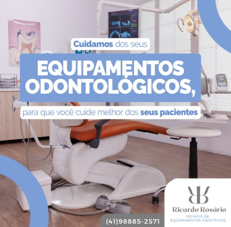 Cuidamos dos seus equipamentos odontológicos, para que você cuide melhor dos seus pacientes