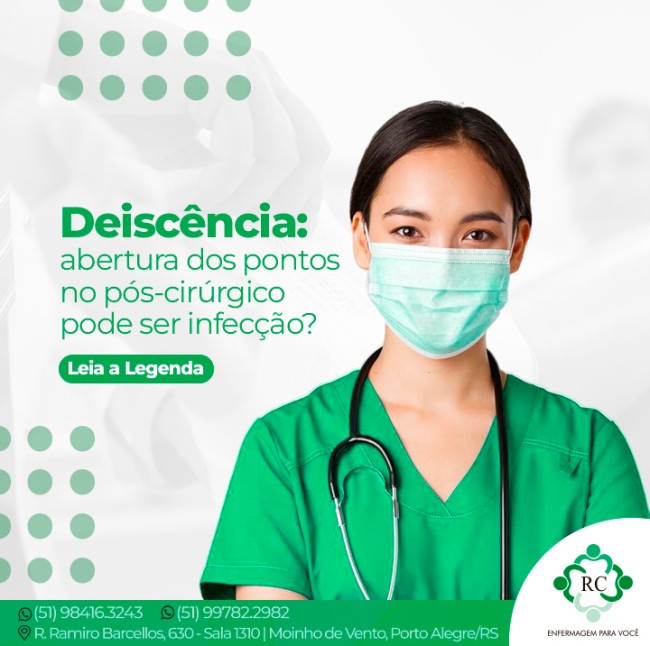 Deiscência: abertura dos pontos no pós-cirúrgico pode ser infecção?