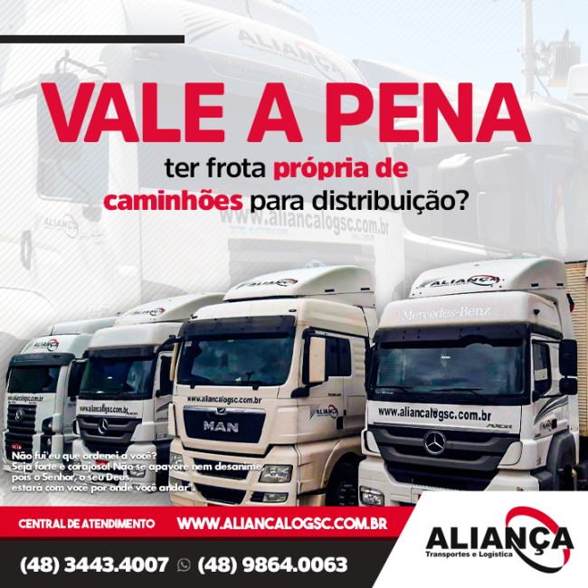 Vale a pena ter frota própria de caminhões para distribuição?