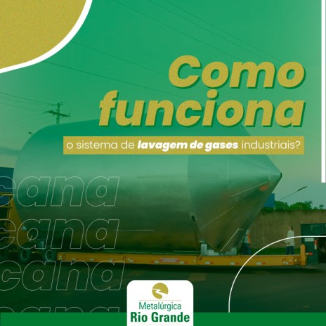 Como funciona o sistema de lavagem de gases industriais?