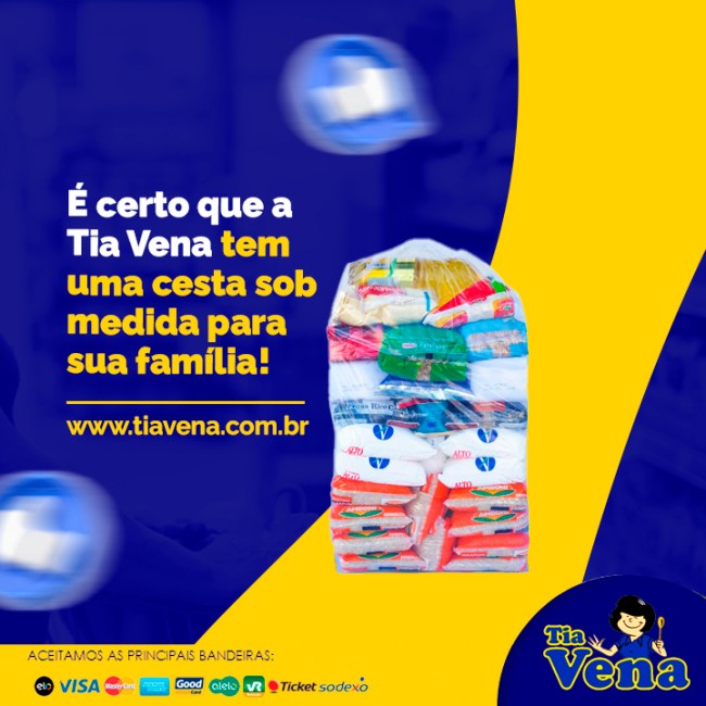 É certo que a Tia Vena tem uma cesta sob medida para sua família