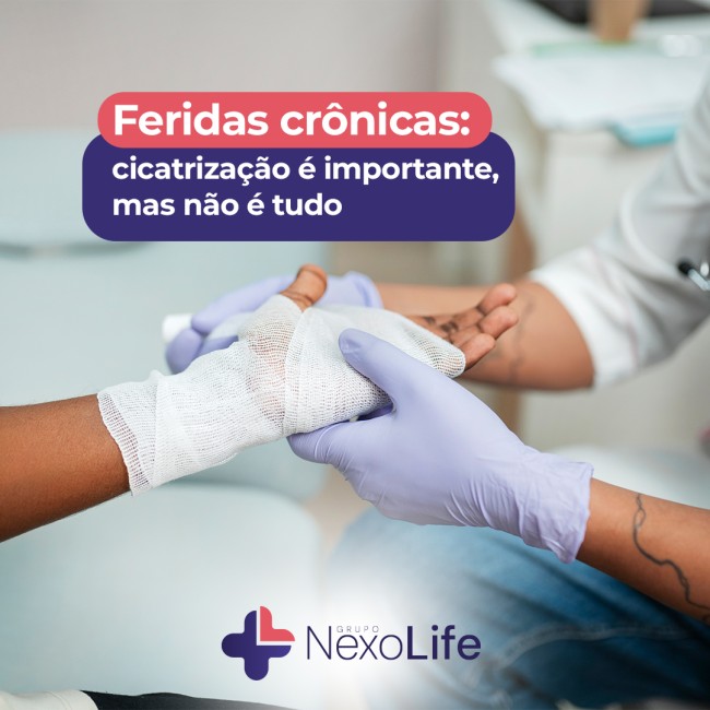 Feridas crônicas: cicatrização é importante, mas não é tudo