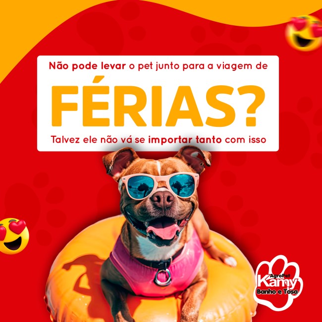 Não pode levar o pet junto para a viagem de férias? Talvez ele não vá se importar tanto com isso