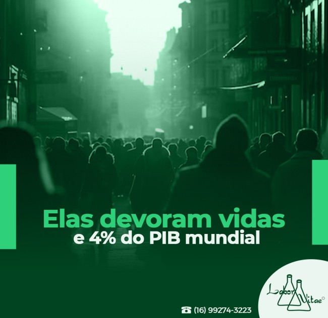 Elas devoram vidas e 4% do PIB mundial