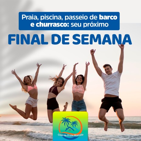 Praia, piscina, passeio de barco e churrasco: seu próximo final de semana