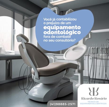 Você já contabilizou o prejuízo de um equipamento odontológico fora de combate no seu consultório?