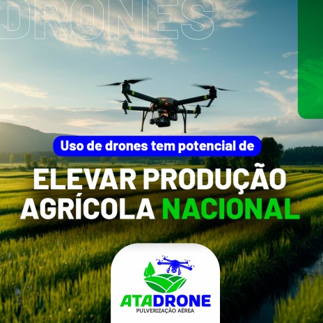 Uso de drones tem potencial de elevar produção agrícola nacional