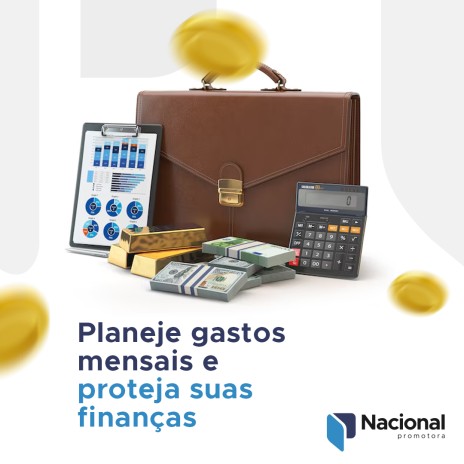 Planeje seus gastos mensais e proteja suas finanças