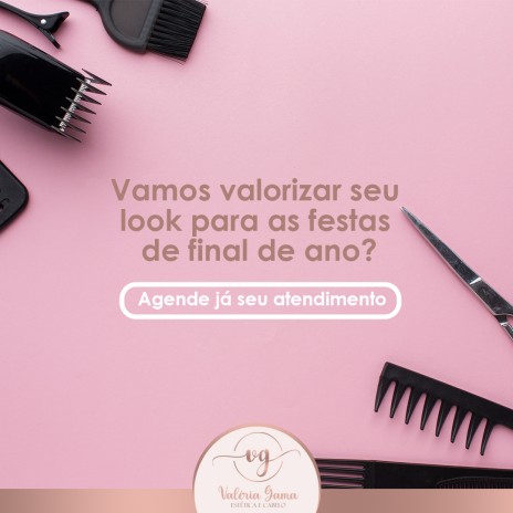 Vamos valorizar seu look para as festas de final de ano? Agende logo seu atendimento