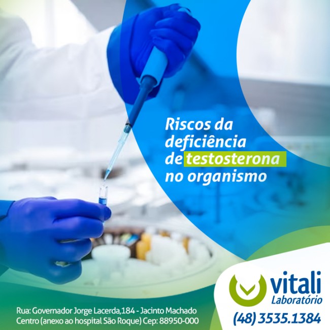 Riscos da deficiência de testosterona no organismo