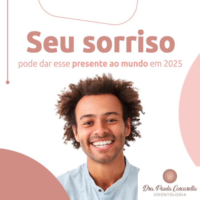 Seu sorriso pode dar esse presente ao mundo em 2025