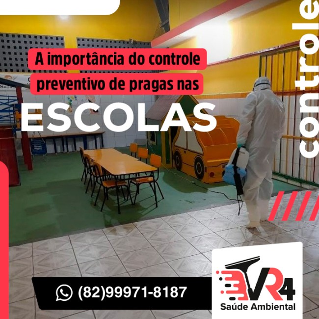 A importância do controle preventivo de pragas nas escolas