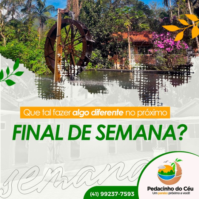 Que tal fazer algo diferente no próximo final de semana?