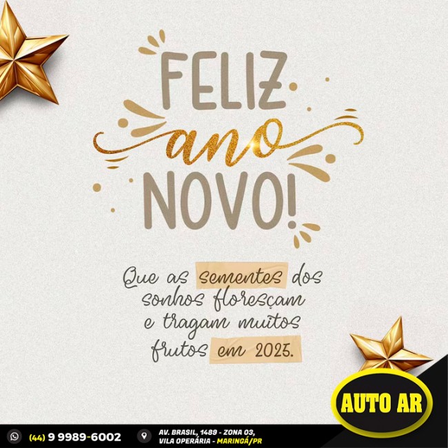 FELIZ ANO NOVO