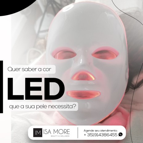 Quer saber a cor LED que a sua pele necessita?