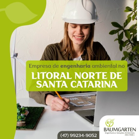 Empresa de engenharia ambiental no Litoral Norte de Santa Catarina