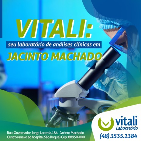 Vitali: seu laboratório de análises clínicas em Jacinto Machado