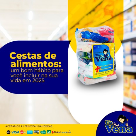 Cestas de alimentos: um bom hábito para você incluir na sua vida em 2025