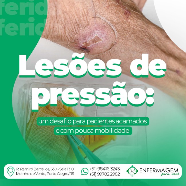 Lesões de pressão: um desafio para pacientes acamados e com pouca mobilidade