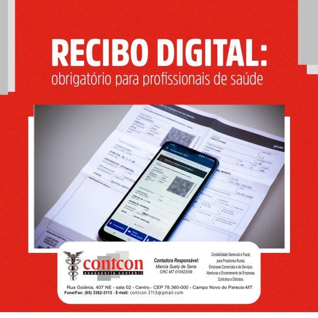 Recibo digital: obrigatório para profissionais de saúde