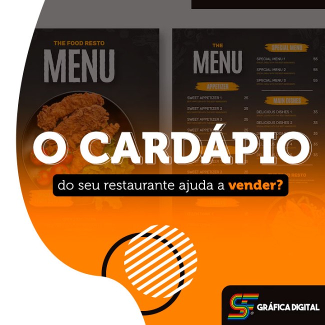O cardápio do seu restaurante ajuda a vender?
