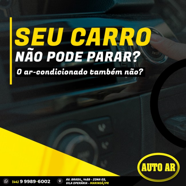 Seu carro não pode parar? O ar-condicionado também não?