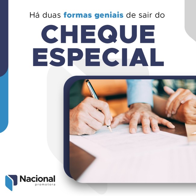 Há duas formas geniais de sair do cheque especial
