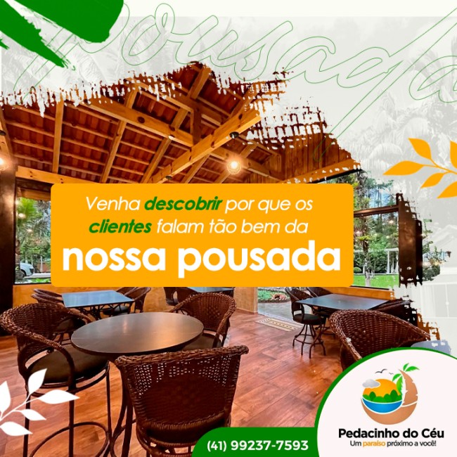 Venha descobrir por que os clientes falam tão bem da nossa pousada