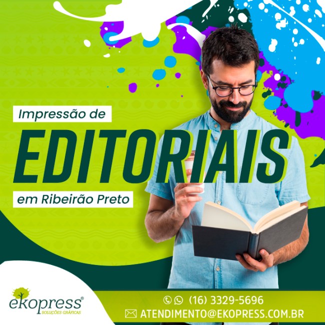 Impressão de editoriais em Ribeirão Preto