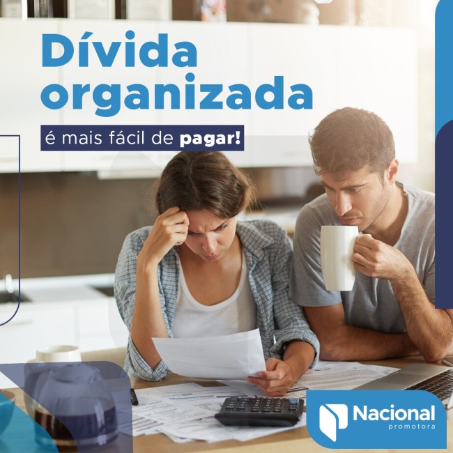Dívida organizada é mais fácil de pagar