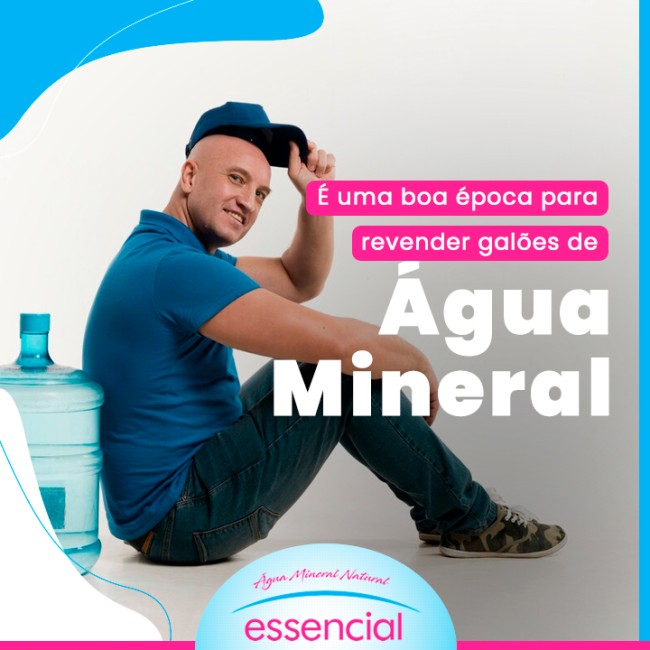 É uma boa época para revender galões de água mineral