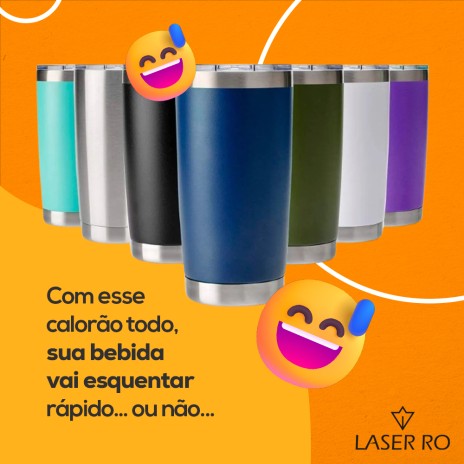 Com esse calorão todo, sua bebida vai esquentar rápido... ou não...