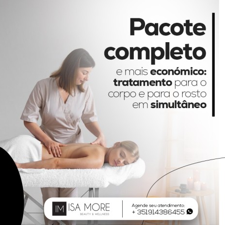 Pacote completo e mais económico: tratamento para o corpo e para o rosto em simultâneo