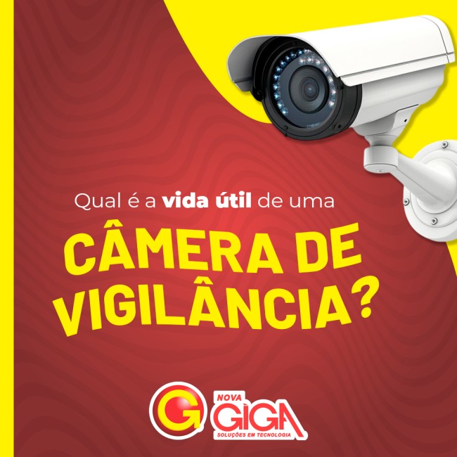 Qual é a vida útil de uma câmera de vigilância?
