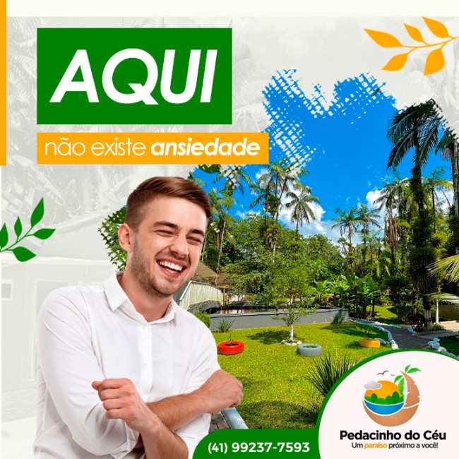 Aqui não existe ansiedade