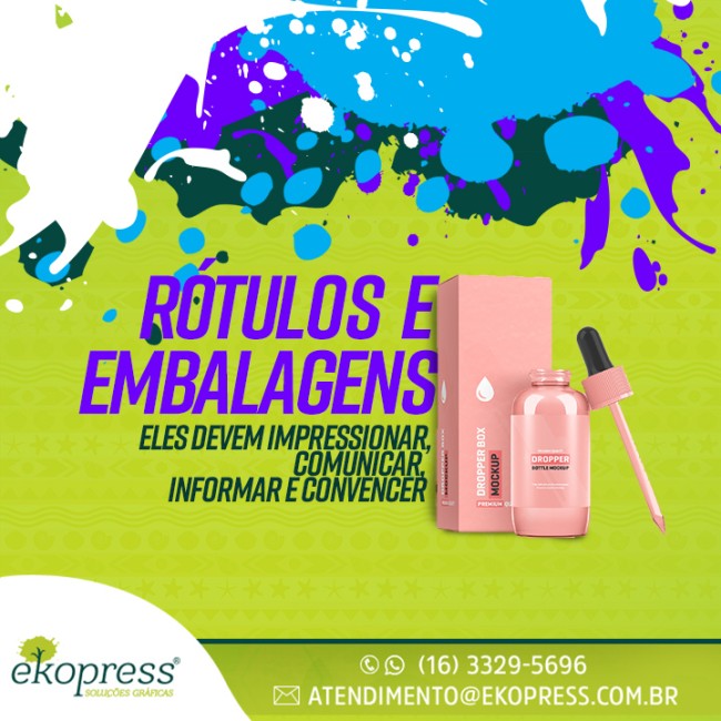 Rótulos e embalagens: eles devem impressionar, comunicar, informar e convencer