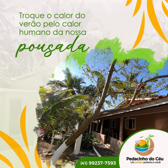 Troque o calor do verão pelo calor humano da nossa pousada