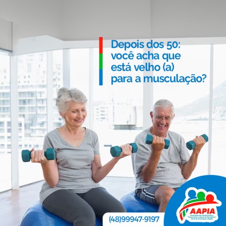 Depois dos 50: você acha que está velho (a) para a musculação?