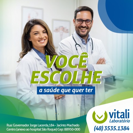 Você escolhe a saúde que quer ter