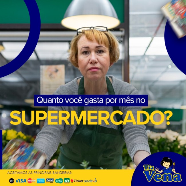 Quanto você gasta por mês no supermercado?