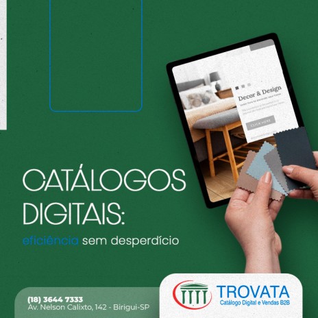 Catálogos digitais: eficiência sem desperdício