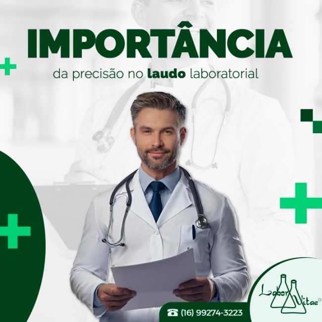Importância da precisão no laudo laboratorial